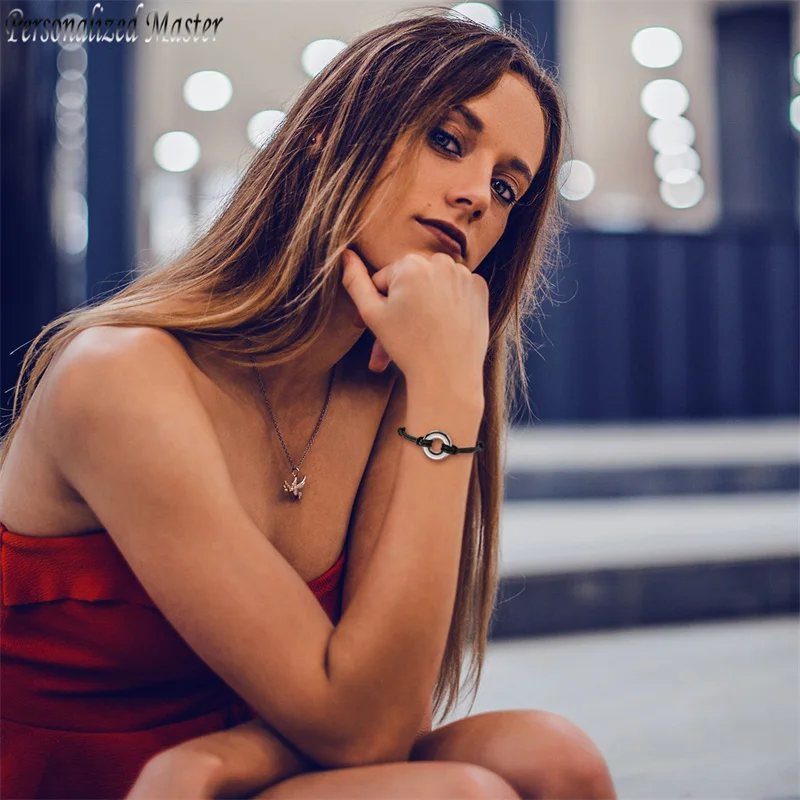 Персонализированные браслеты с именем мастера на заказ, начальный Круг жизни, кожаный памятный браслет для урны, золы, сувенир, кремационные украшения 
Персонализированные браслеты с именем мастера на заказ, начальный Круг жизни, кожаный памятный браслет для урны, золы, сувенир, кремационные украшения