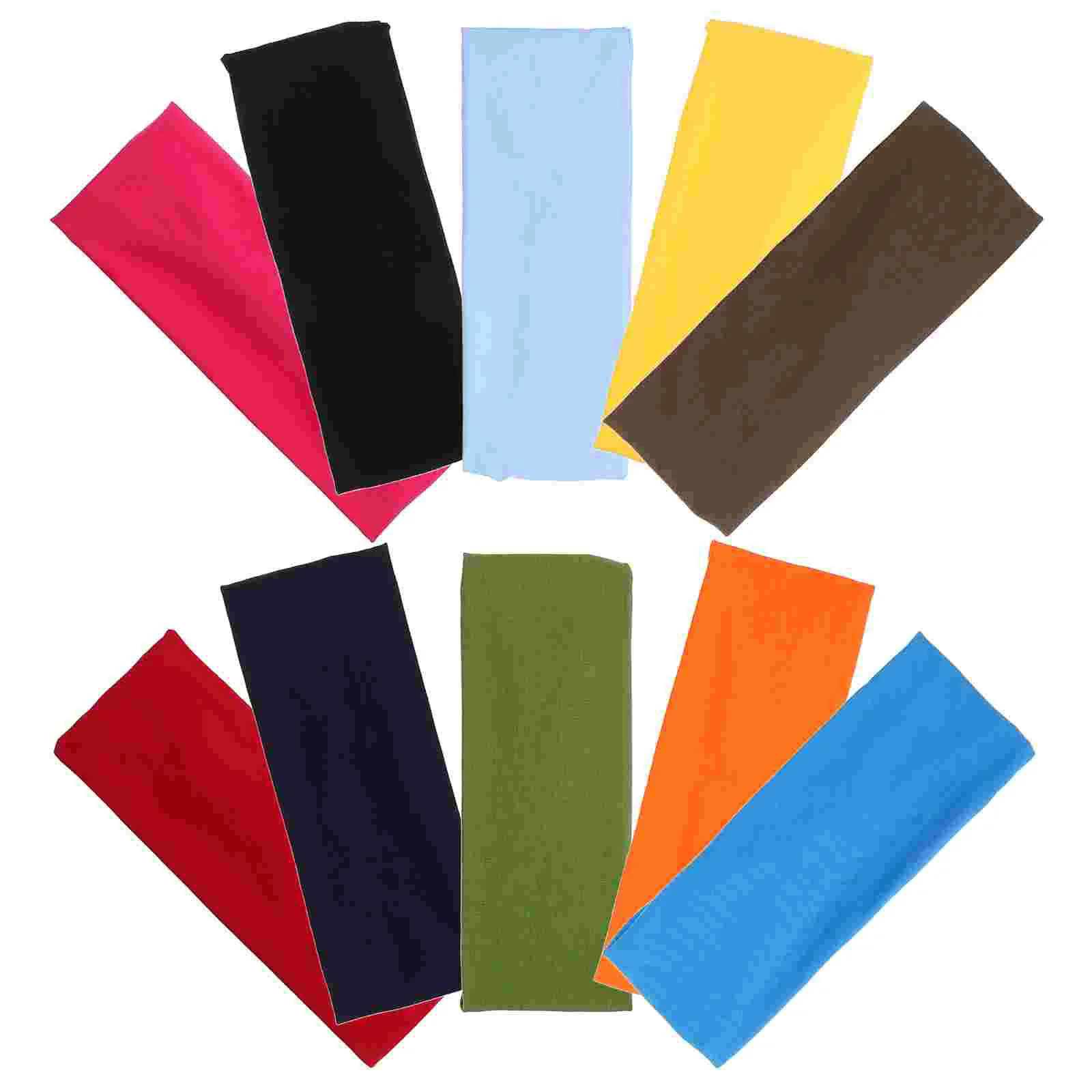 10 Pcs Sports Headband Headbands Sweatband Breathable Absorb Men's Sweatbands for Women Fabric Athletic Running 
10 Pcs Sports Headband Headbands Sweatband Breathable Absorb Men's Sweatbands for Women Fabric Athletic Running