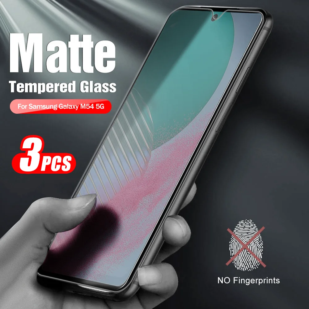 3 шт., матовое закаленное стекло с защитой от отпечатков пальцев для Samsung Galaxy M54 M 54 5G 2023 6,7 ", защита экрана телефона, матовая пленка
3 шт., матовое закаленное стекло с защитой от отпечатков пальцев для Samsung Galaxy M54 M 54 5G 2023 6,7 ", защита экрана телефона, матовая пленка