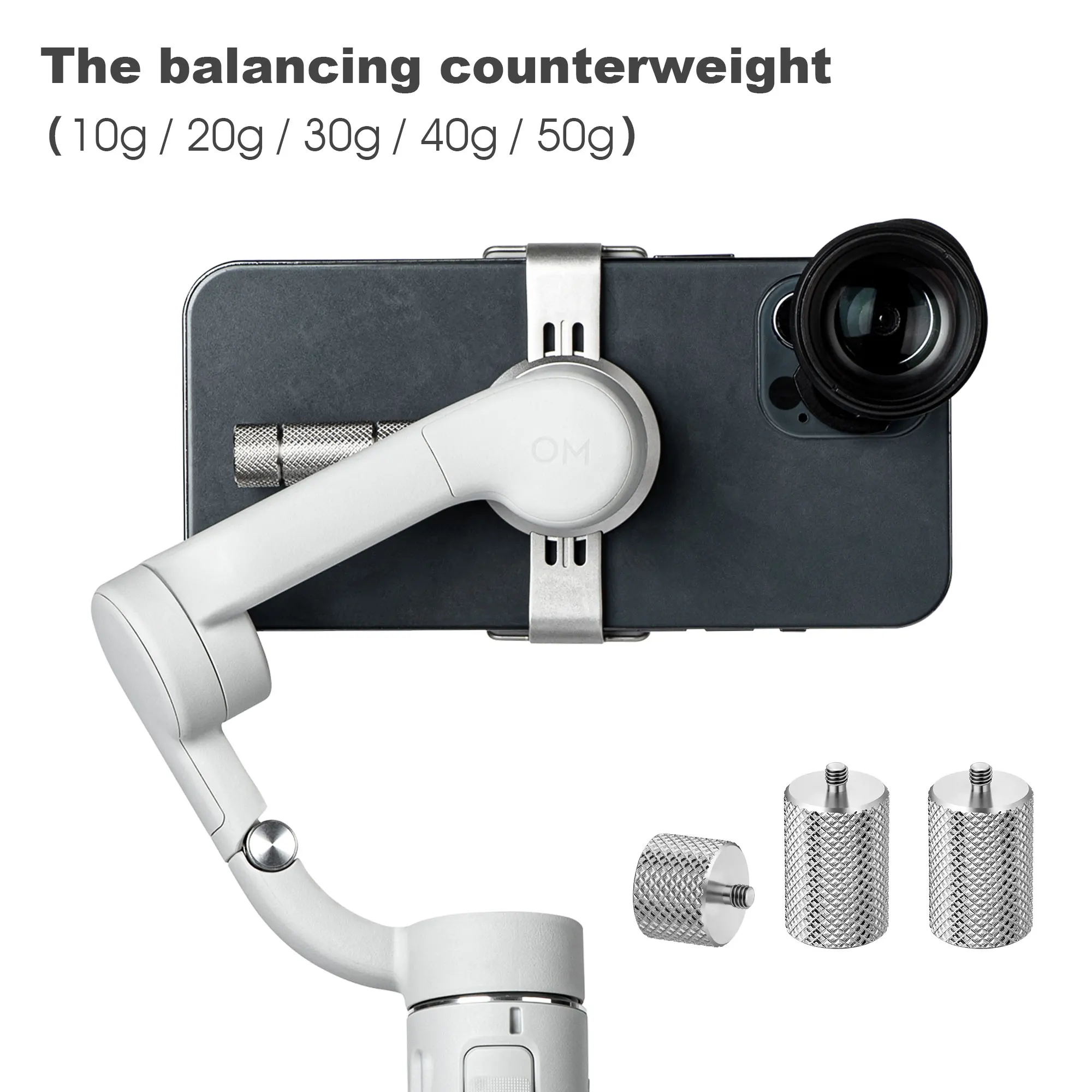 DJI OM 5 Counter Weight Balancing Counterweight for DJI OM4 SE Osmo Mobile 3 Handheld Gimbal Stabilizer Accessories 50g
DJI OM 5 Counter Weight Balancing Counterweight for DJI OM4 SE Osmo Mobile 3 Handheld Gimbal Stabilizer Accessories 50g
