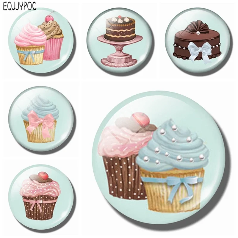 Delicious Cake Glass Fridge Magnet Cupcake 30MM Round Decoration Refrigerator Magnetic Stickers Cute Dessert Pattern Kitchen
Delicious Cake Glass Fridge Magnet Cupcake 30MM Round Decoration Refrigerator Magnetic Stickers Cute Dessert Pattern Kitchen