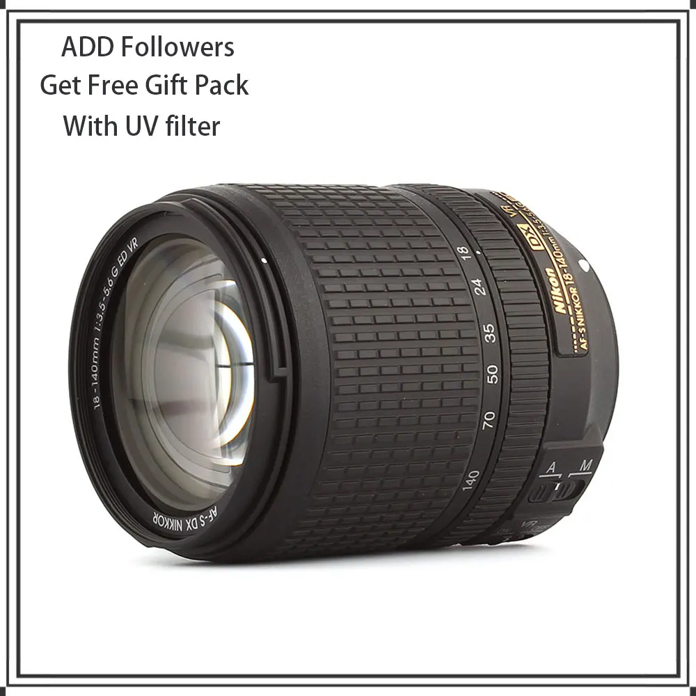 

Nikon AF-S DX NIKKOR 18-140mm f/3.5-5.6G ED VR Lens For Nikon SLR Cameras