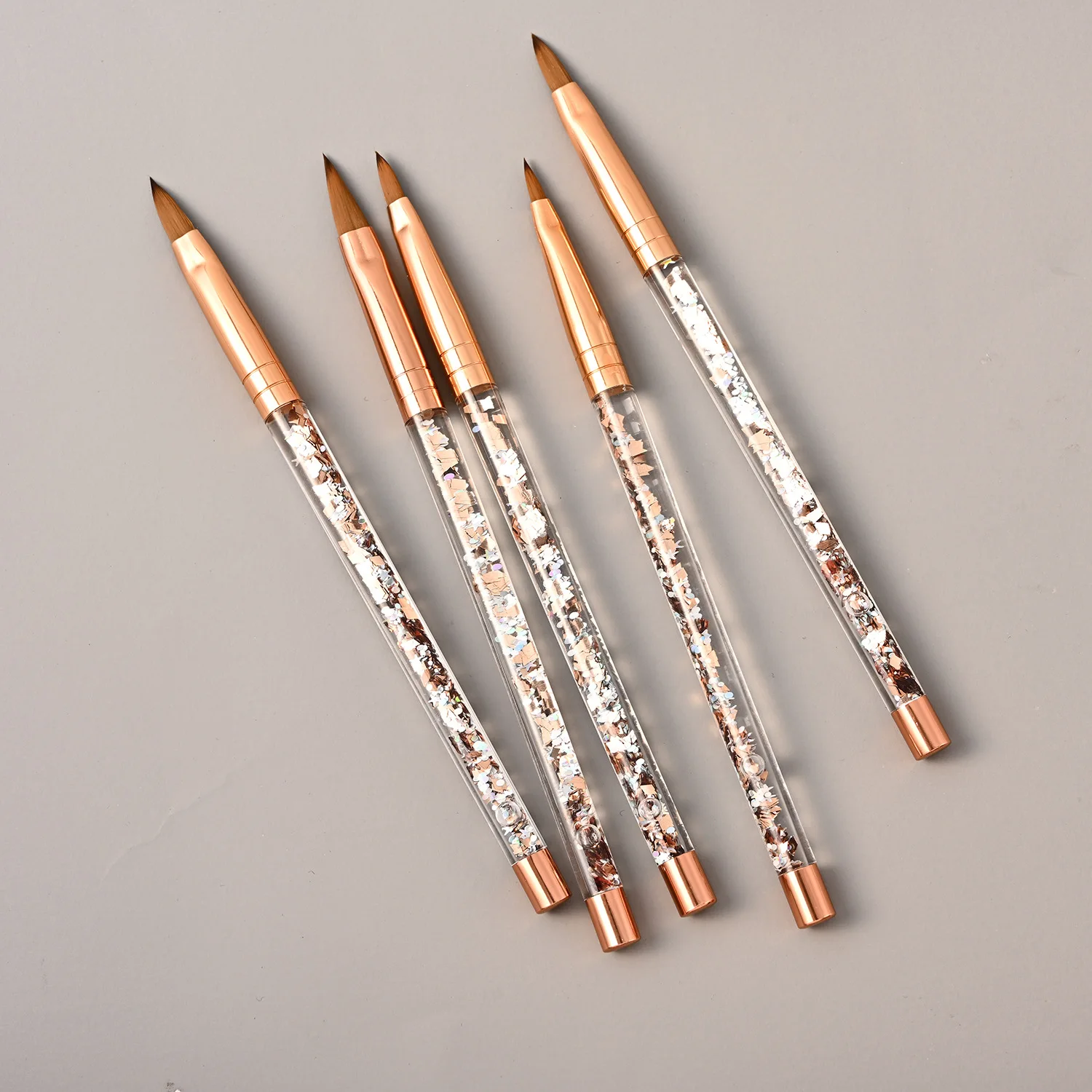 Rose Gold Nylon Hair Nail Brush Glitter Filling Handle Nail Art Pen DIY Carving Drawing Nail Brush Professional Nail Accessories
Rose Gold Nylon Hair Nail Brush Glitter Filling Handle Nail Art Pen DIY Carving Drawing Nail Brush Professional Nail Accessories