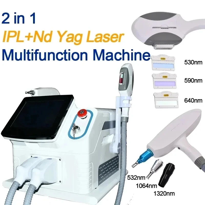 2 in 1 Specialty Laser Hair Tatoo Removal Machine IPL+Nd Yag Laser Machine with laser beam Portable Multifunction Beauty Machine
2 in 1 Specialty Laser Hair Tatoo Removal Machine IPL+Nd Yag Laser Machine with laser beam Portable Multifunction Beauty Machine