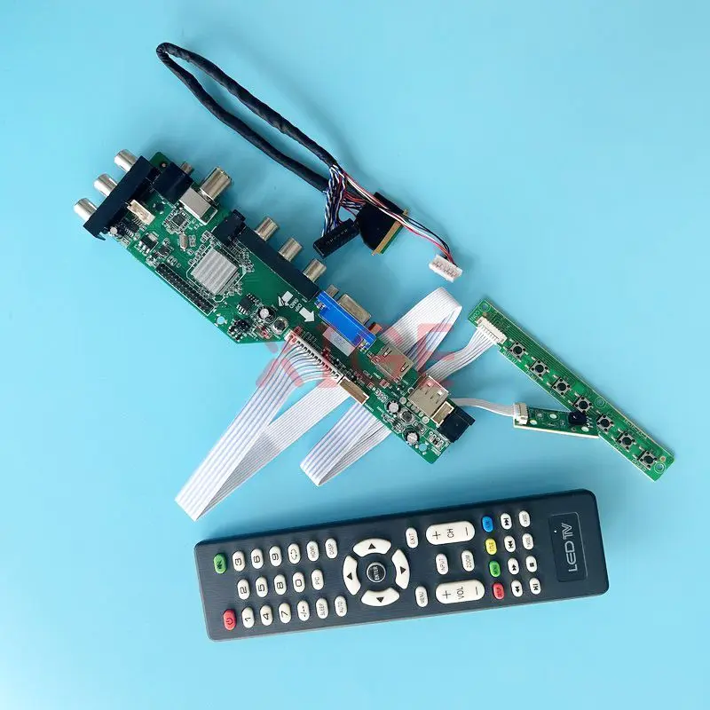 Плата драйвера контроллера для LP133WD1 LP133WD2 LVDS 40 Pin 2AV + USB + DHMI + VGA 13,3 "комплект цифрового сигнала DVB монитор ноутбука 1600*900
Плата драйвера контроллера для LP133WD1 LP133WD2 LVDS 40 Pin 2AV + USB + DHMI + VGA 13,3 "комплект цифрового сигнала DVB монитор ноутбука 1600*900
