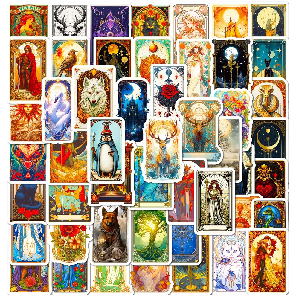 10/30/50PCS New Fantasy Tarot Card Stickers Cartoon Creative Anime iPad Computer Luggage Guitar Decoration Waterproof Wholesale
10/30/50PCS New Fantasy Tarot Card Stickers Cartoon Creative Anime iPad Computer Luggage Guitar Decoration Waterproof Wholesale