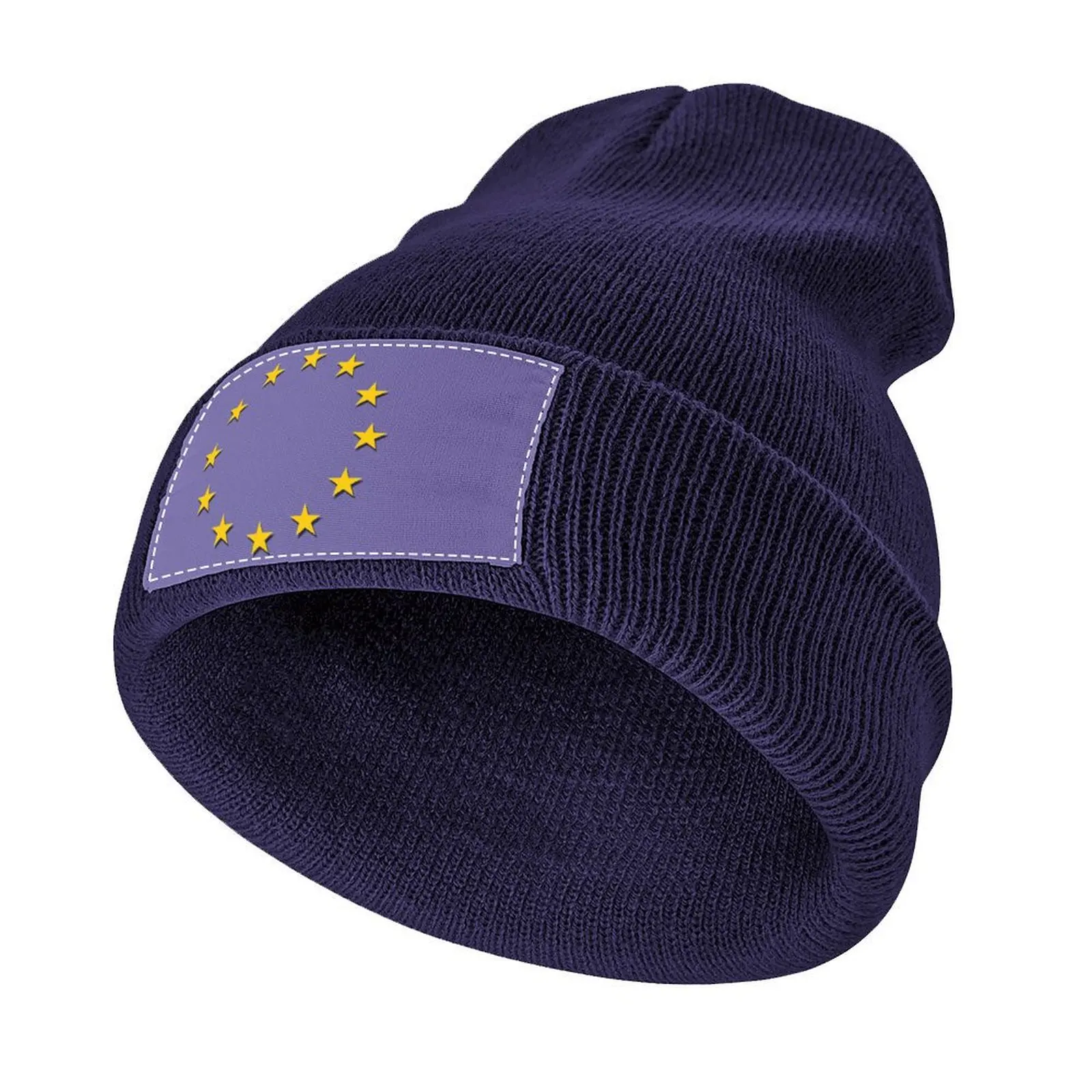 

Europe - I Love The European Union ~ EU Flag T-Shirt Drapeau Design Knitted Cap funny hat cute Golf Wear Hats Hat Men's Women's