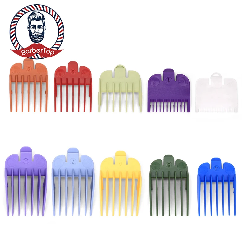 

10Pcs/set 1.5Mm-25Mm Hair Clipper Limit Comb Guide Attachment with Storage Tray Hair Clipper Shaver Haircut Accessories