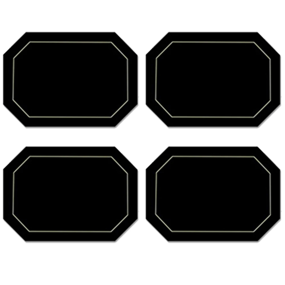 Tea Double-sided Dining Table Mat 4pcs Octagonal Leather Waterproof Table Mat 43*30cm Pu Leather Home Textile Accessories
Tea Double-sided Dining Table Mat 4pcs Octagonal Leather Waterproof Table Mat 43*30cm Pu Leather Home Textile Accessories