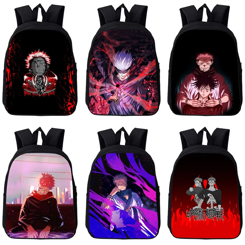 

New Sac A Dos Mochila 3D Jujutsu Kaisen Backpacks Japan Anime Children Yuji Itadori School Bags for Kids Canvas Backpack Women