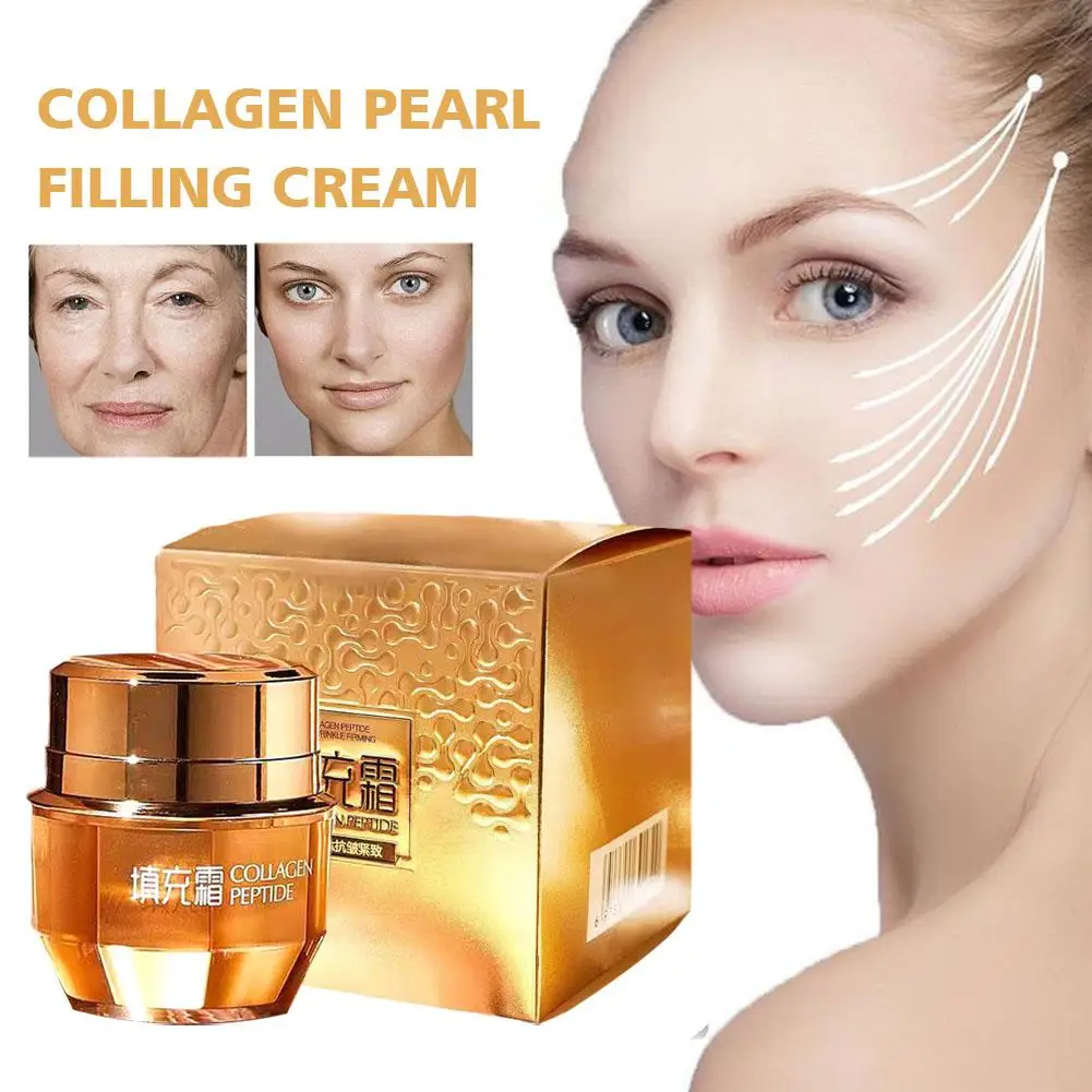Collagen Pearl Ball Filling Facial Cream Lifting Firming Care Face Korean Anti-wrinkle Whitening Cream Skin Moisturizing Cr F6O2
Collagen Pearl Ball Filling Facial Cream Lifting Firming Care Face Korean Anti-wrinkle Whitening Cream Skin Moisturizing Cr F6O2