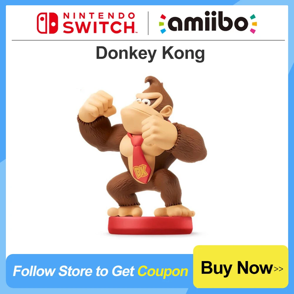 Игровой коммутатор Nintendo Amiibo Donkey Kong для Nintendo Switch и Nintendo Switch OLED, Интерактивная модель Super Mario вечерние Series
Игровой коммутатор Nintendo Amiibo Donkey Kong для Nintendo Switch и Nintendo Switch OLED, Интерактивная модель Super Mario вечерние Series