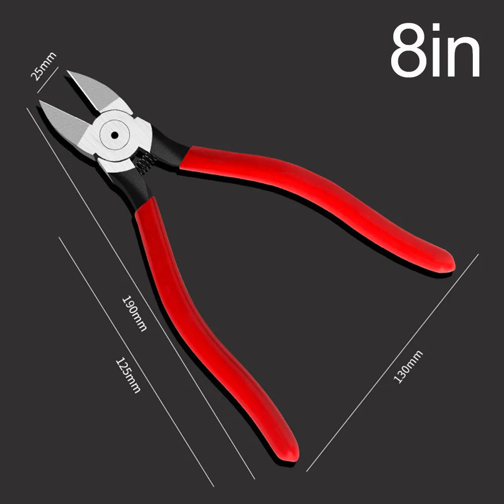 8 Inch Wire Cutter Pliers Diagonal Pliers Wire Cutting Nipper Hand Tools Cable Cutter Water Rubber Shank
8 Inch Wire Cutter Pliers Diagonal Pliers Wire Cutting Nipper Hand Tools Cable Cutter Water Rubber Shank
