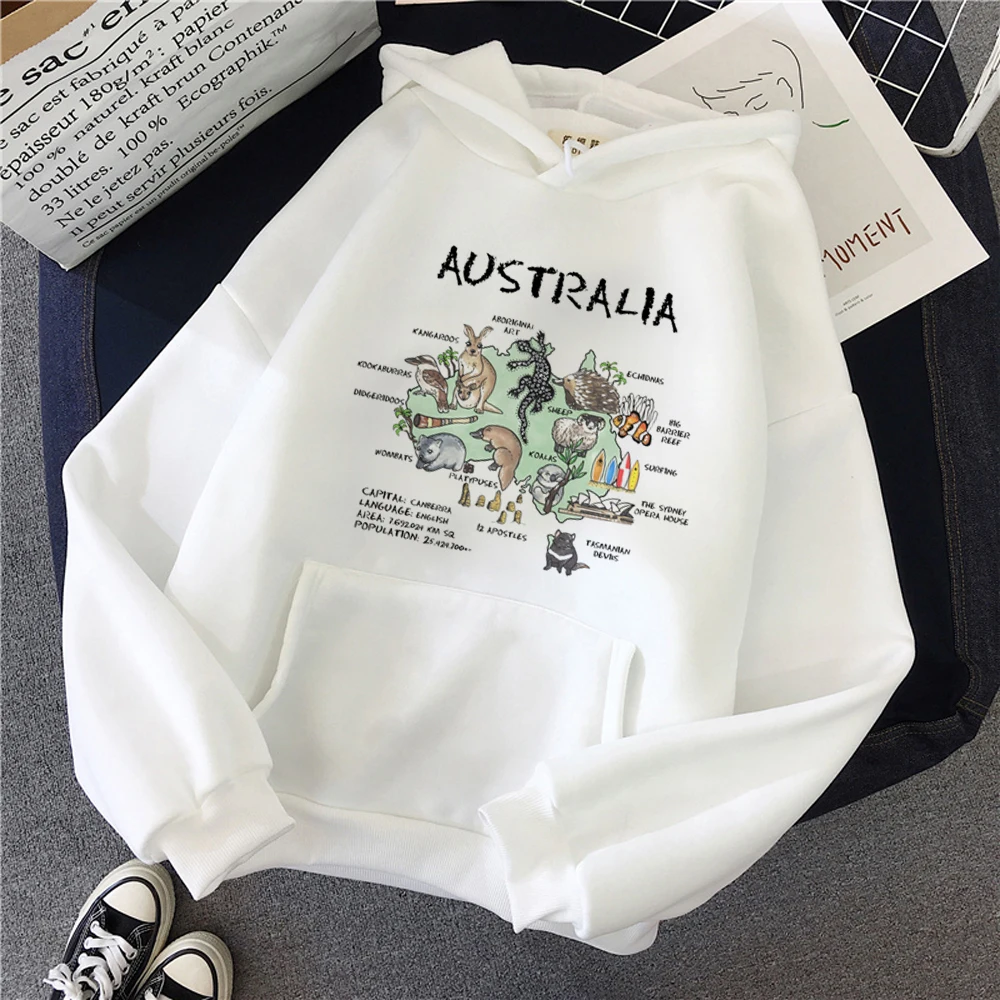 Australia hoodies women japanese harajuku 2023 Winter Hooded Shirt sweatshirts female graphic pulls 
Australia hoodies women japanese harajuku 2023 Winter Hooded Shirt sweatshirts female graphic pulls