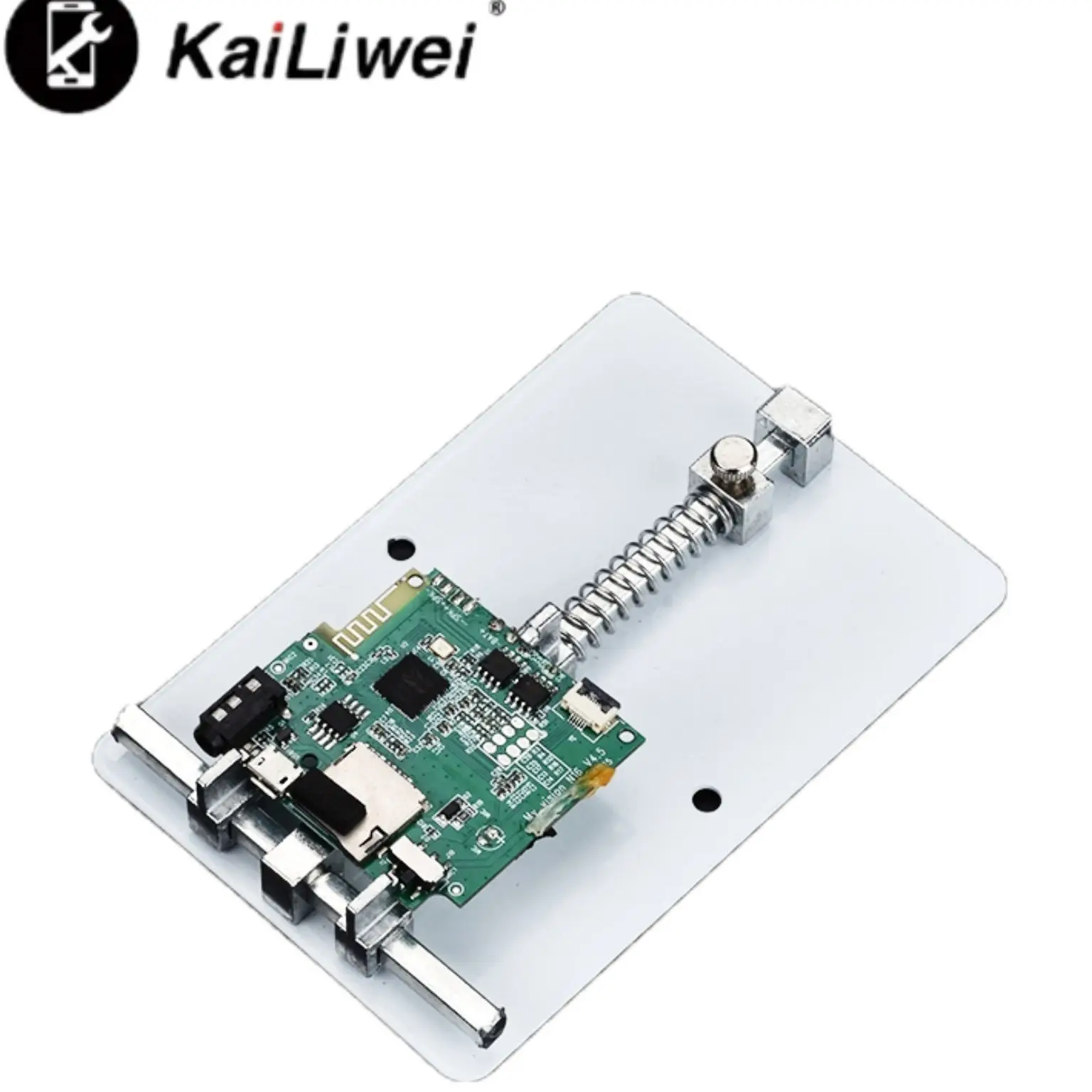 Kailiwei Mobile Phone Repair Universal Board Bracket Welding Fixed PCB Support Platform Fixture TE-07
Kailiwei Mobile Phone Repair Universal Board Bracket Welding Fixed PCB Support Platform Fixture TE-07
