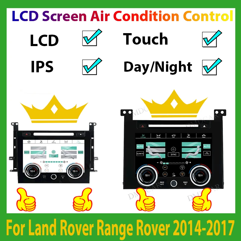 LCD Climate Board AC Panel Display Car HD Touch Screen Air Condition Control For LandRover Range Rover Vogue L405 2013 2014-2017
LCD Climate Board AC Panel Display Car HD Touch Screen Air Condition Control For LandRover Range Rover Vogue L405 2013 2014-2017