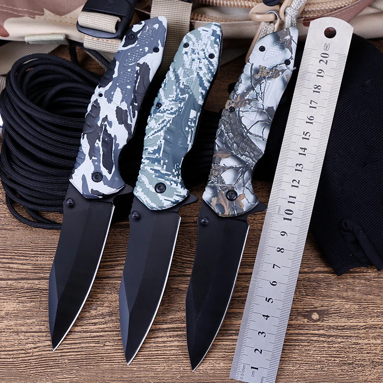 

Ztech 8.46'' Folding Pocket Knife Outdoor Survival Tactical 440C Steel Blade Camping Hiking Hunting Knives Self-defense EDC Tool