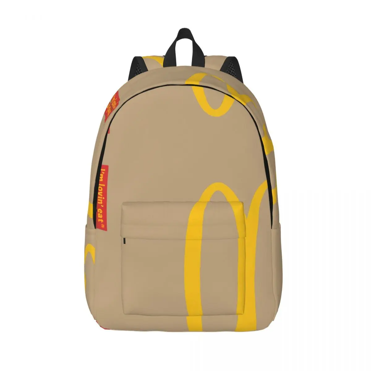 

Novelty Loving Eat Backpack Fashion University Backpacks Student Unisex Design Durable School Bags Casual Rucksack