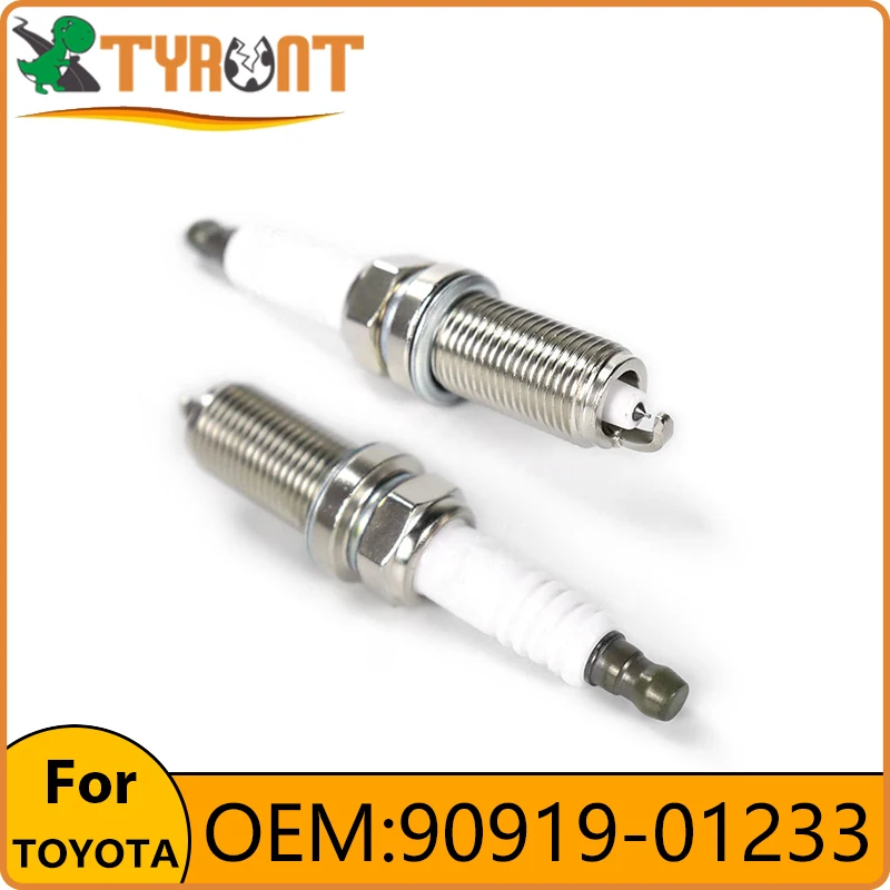 

TYRNT High Quality Spark Plug 90919-01233 For TOYOTA Lexus Yaris Camry RAV4 4RUNNER Prius Venza Prado SIENNA Privia FJ Coaster