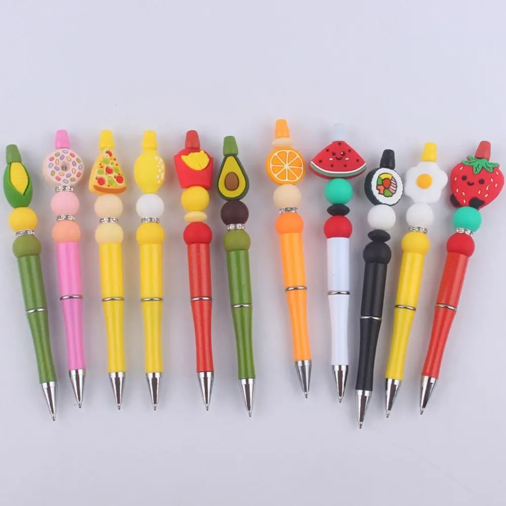 1Pcs Beaded Ballpoint Pen Cartoon Fruit Silicone Pen Beadable Pen Personalized School Office Writing Supplies Stationery Gift
1Pcs Beaded Ballpoint Pen Cartoon Fruit Silicone Pen Beadable Pen Personalized School Office Writing Supplies Stationery Gift