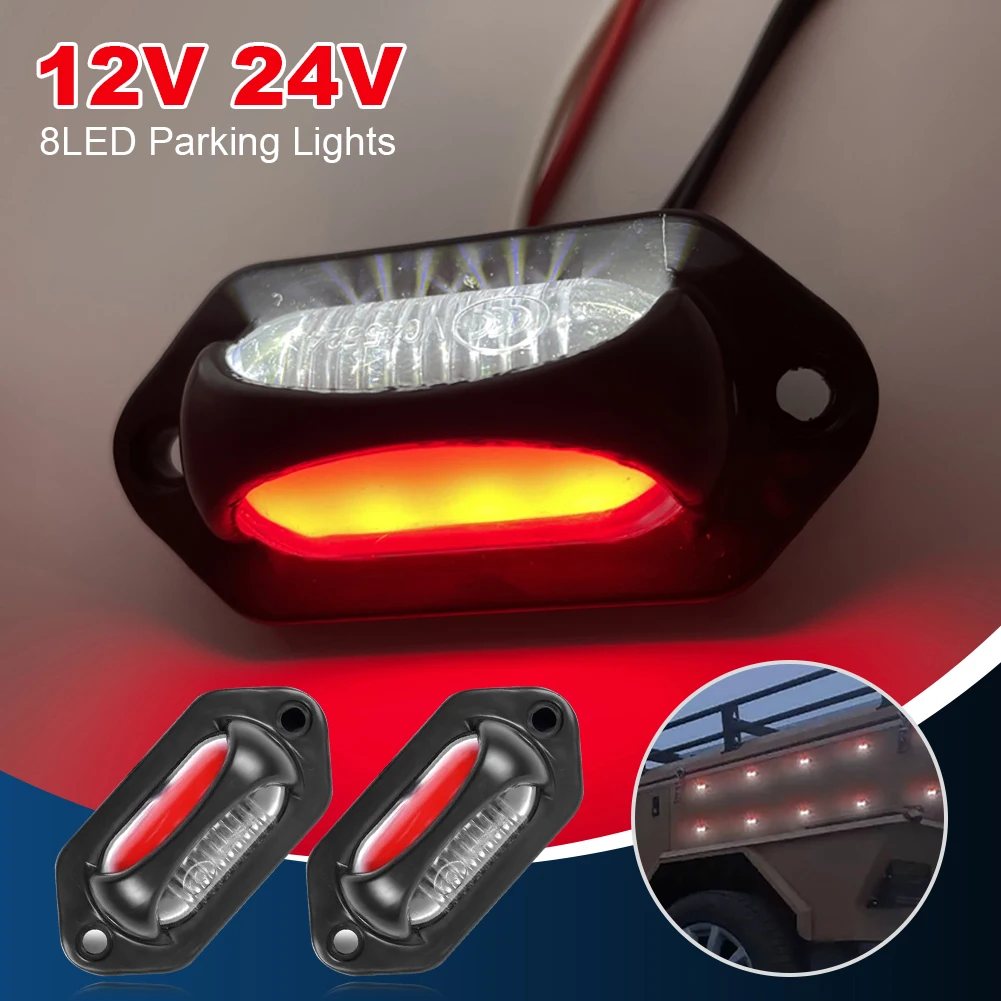 2PCS Truck Trailer LED Side Marker Lights LED Lorry Tractor RV Pickup Clearance Parking Light 12V 24V License Plate Lights
2PCS Truck Trailer LED Side Marker Lights LED Lorry Tractor RV Pickup Clearance Parking Light 12V 24V License Plate Lights