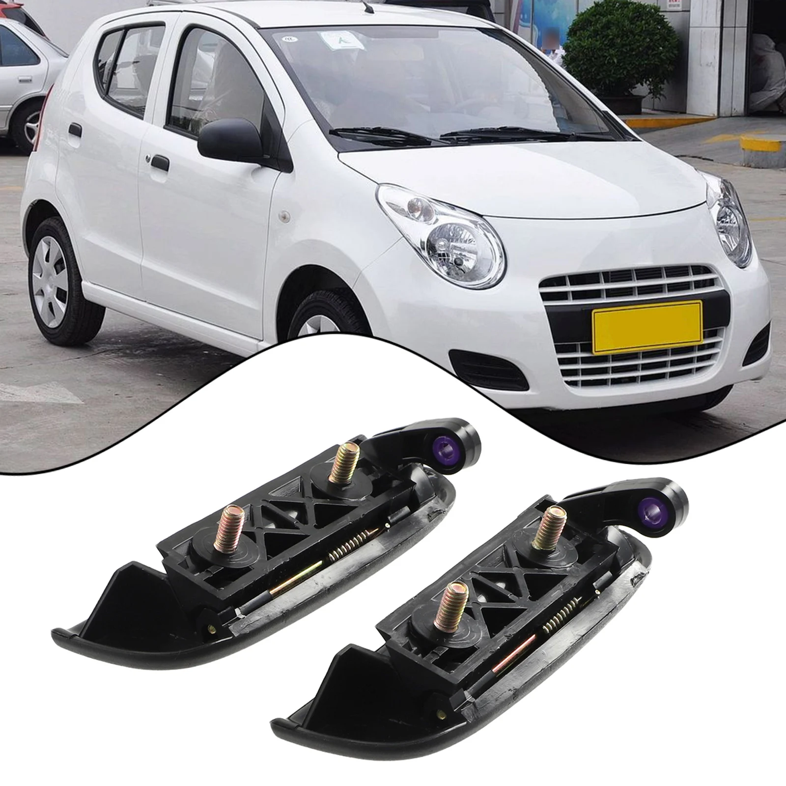 2pcs Front Pair LH & RH Exterior Door Handle Black Plastic Outer Door Handle Fit For Suzuki Alto Apv Carry 2009-2013 14.5x4.4 Cm
2pcs Front Pair LH & RH Exterior Door Handle Black Plastic Outer Door Handle Fit For Suzuki Alto Apv Carry 2009-2013 14.5x4.4 Cm