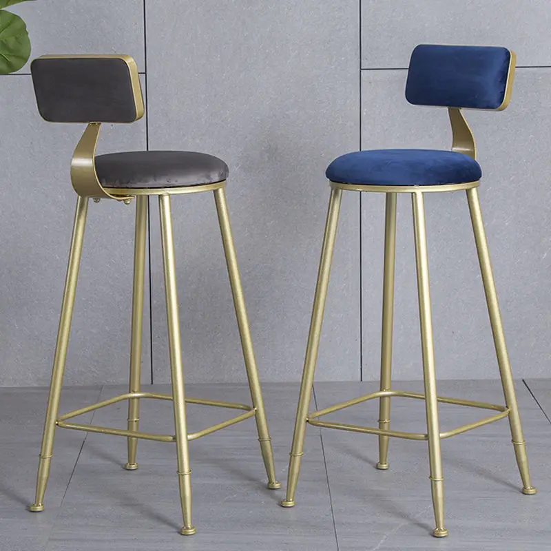 Bar chair modern minimalist bar chair backrest home high stool round stool fashion creative front desk manufacturer
Bar chair modern minimalist bar chair backrest home high stool round stool fashion creative front desk manufacturer