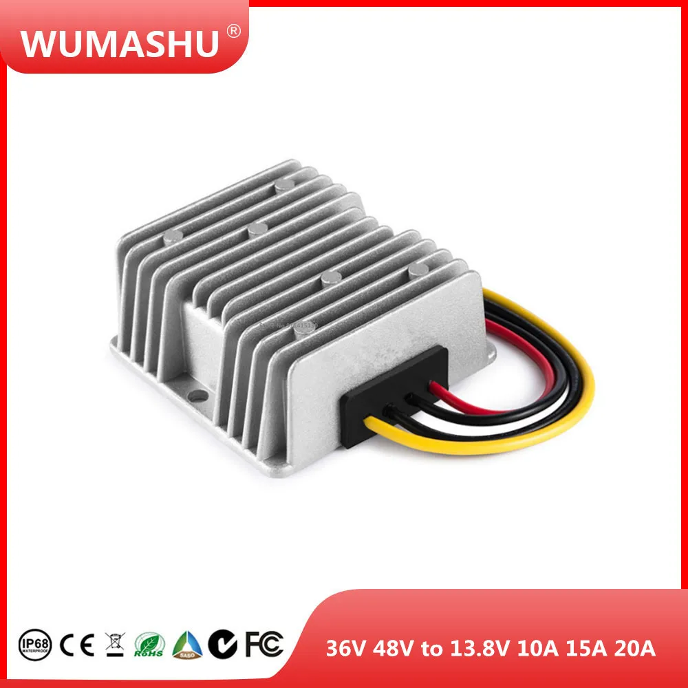 

36V 48V to 13.8V 10A 15A 20A Step Down Transformer Voltage Regulator DC DC Converter Buck Module Power Supply for Car LED Solar