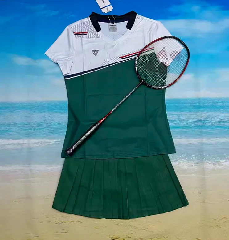 

B2024 новый костюм для бадминтона для мужчин и женщин, Короткие кюлоты, футболки для настольного тенниса t.152