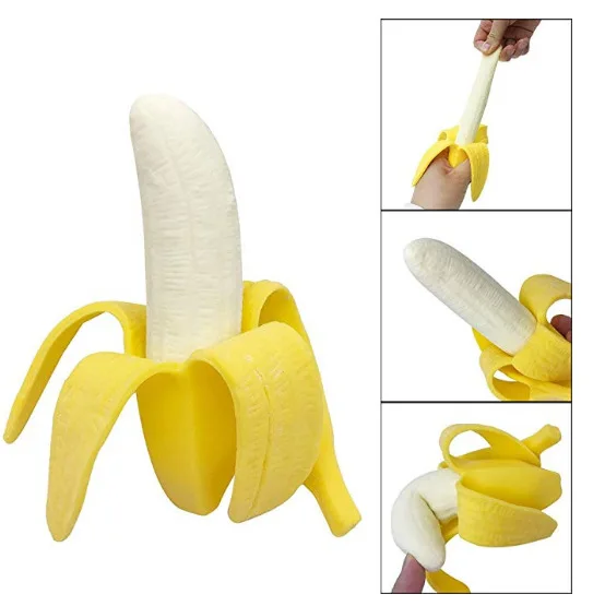 

Funny Simulation Peeling Banana Corn Toy Fruit Decompression Toys Children Gifts For Anxiety Relief Squeeze Squish Fidget Toys