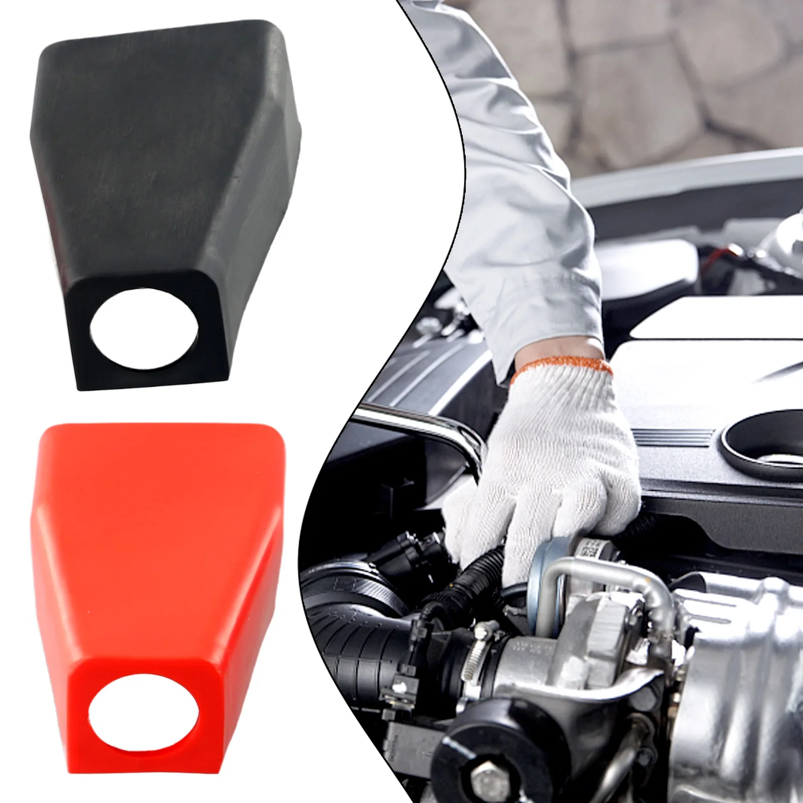 2pcs Car Battery Terminal Covers Positive Terminal Cover Insulating Protector Car Batteries Accessories Electrical Equipment
2pcs Car Battery Terminal Covers Positive Terminal Cover Insulating Protector Car Batteries Accessories Electrical Equipment