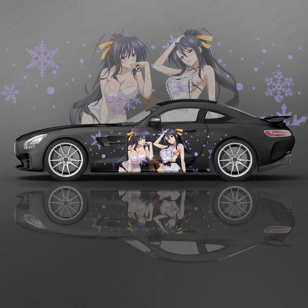 Himejima Akeno аниме старшая школа DxD автомобильные наклейки на заказ виниловая модификация графики аксессуары Автомобильные наклейки