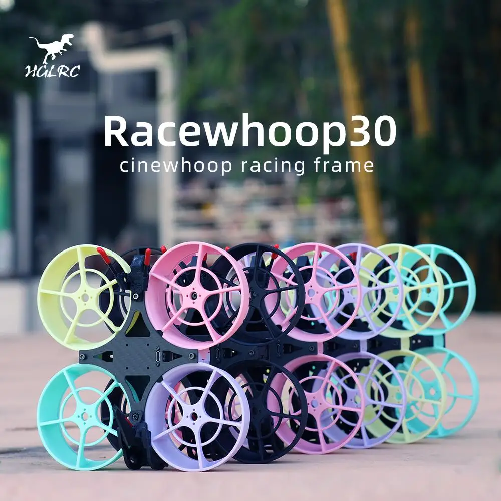 HGLRC Racewhoop30 Analog Digital 3inch FPV Cinewhoop Ducted Drone Replacement 147mm 3K Carbon Fiber Frame Kits
HGLRC Racewhoop30 Analog Digital 3inch FPV Cinewhoop Ducted Drone Replacement 147mm 3K Carbon Fiber Frame Kits