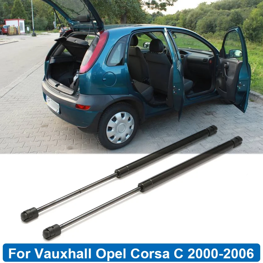 

2PCS/SET Rear Tailgate Gas Spring Strut Bars Lift Support Holder For Vauxhall Opel Corsa C 2000-2006 Hatchback Car Accessories