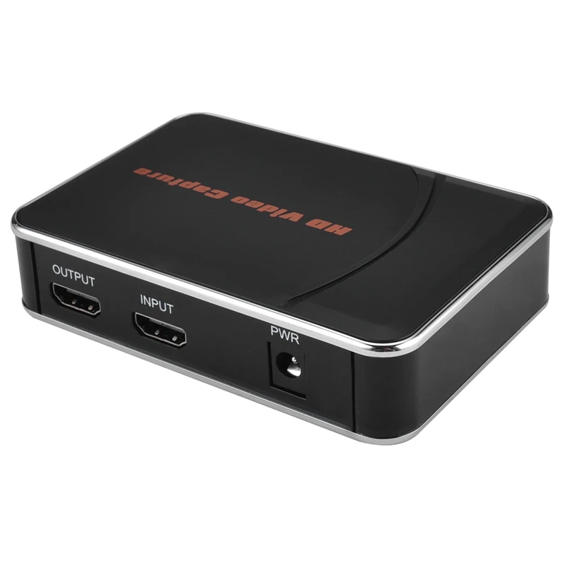 

HD Capture Card HDMI Game Video Record Box 1080P 30fps Game Recorder for Xbox PS3 PS4 MIC Input to USB Disk no Need PC