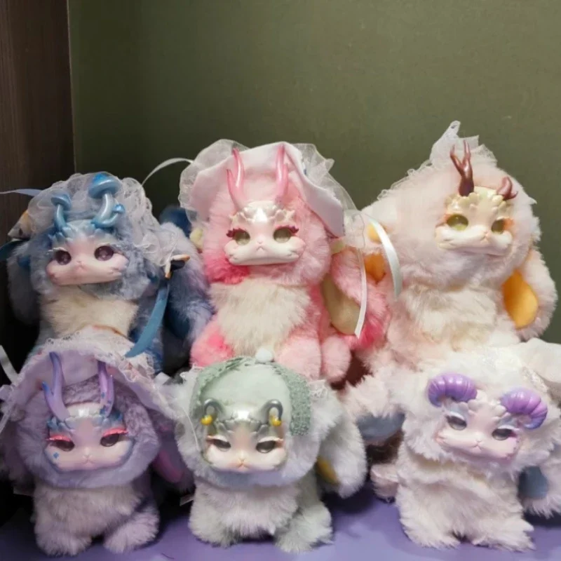 

Kawaii Tutulong Fantasy Forest Tea Party Series Blind Box Mysterious Rabbit Dragon Plush Toy Anime Figure Girl Surprise Gift
