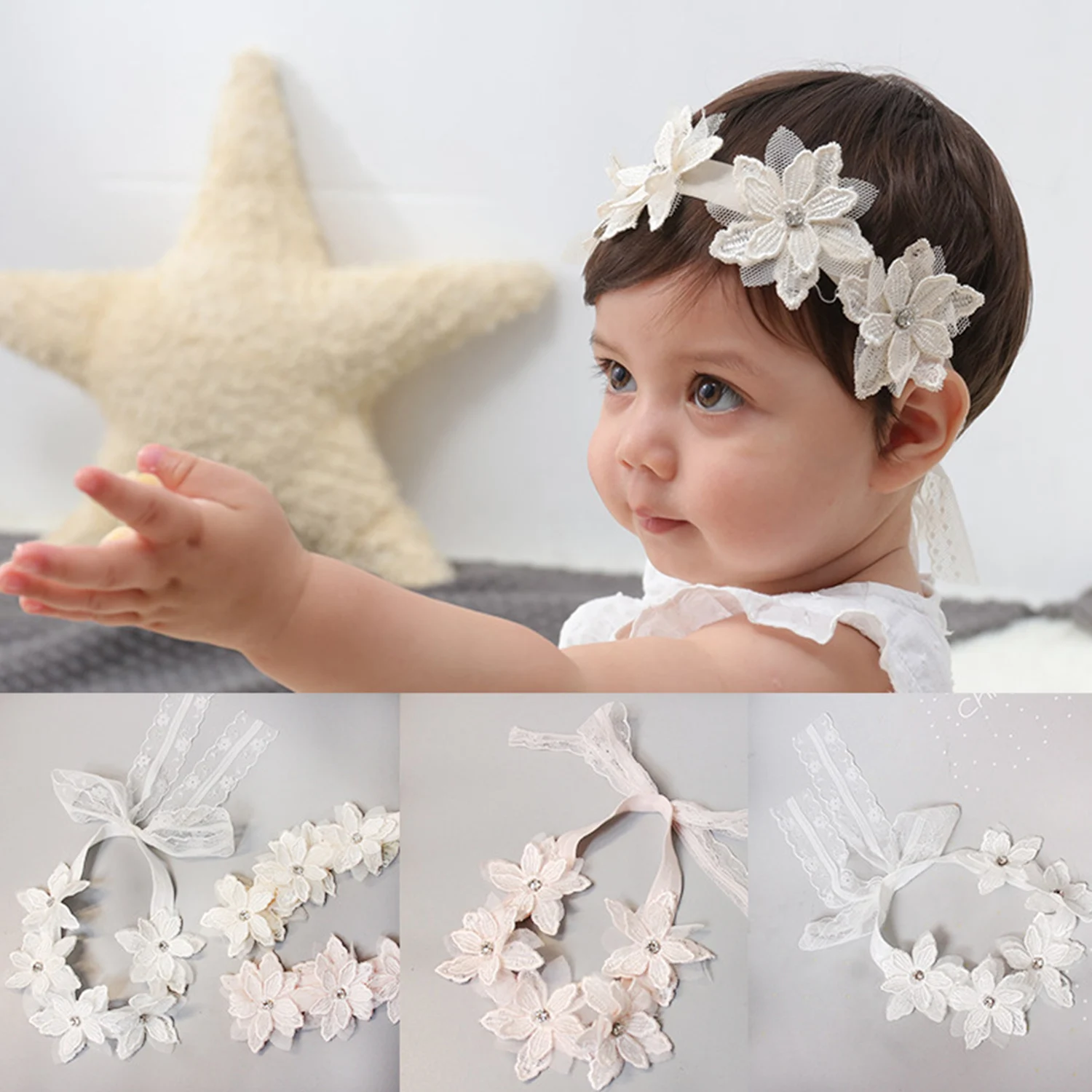 Newborn Floral Mesh Cloth Hair Band Baby Girls Cute Soft Colorful Flower Wreath Elastic Headband Photograph Hair Accessories
Newborn Floral Mesh Cloth Hair Band Baby Girls Cute Soft Colorful Flower Wreath Elastic Headband Photograph Hair Accessories