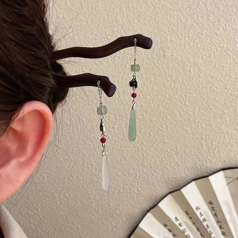 Vintage Wood Tassel Step Shaking Hairpin Chopstick Hair Stick Ancient Style Hair Ornament Headdress Hair Accessories Hair Pins
Vintage Wood Tassel Step Shaking Hairpin Chopstick Hair Stick Ancient Style Hair Ornament Headdress Hair Accessories Hair Pins