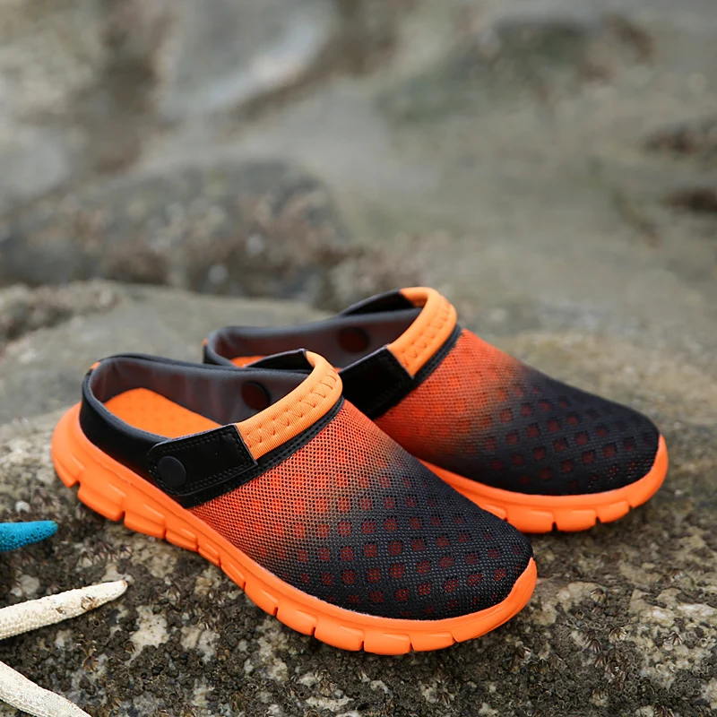 2023 Men Women Summer Sandal Mesh Mules Breathable Padded Beach Shoes Women Solid Flat Bath Slippers Outside Mens Slippers
2023 Men Women Summer Sandal Mesh Mules Breathable Padded Beach Shoes Women Solid Flat Bath Slippers Outside Mens Slippers
