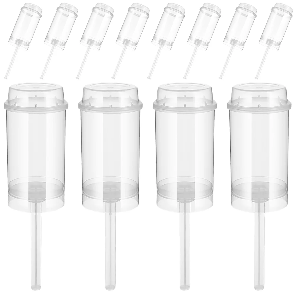 

30 Pcs Cake Pusher Leak Proof Food Containers Pops Leakproof Holders Plastic Soap Flower Tube Cup Cupcake Pp Shooter