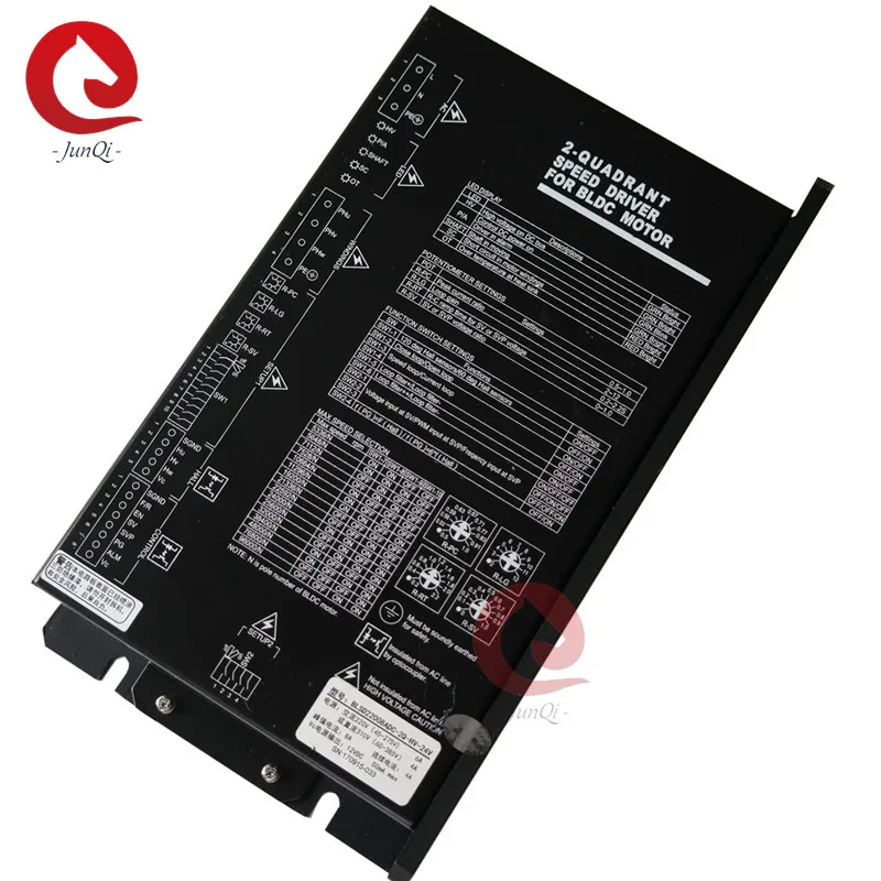 220VAC Or 310VDC, 4A, 8A,12A Current , 1200W, 2400W, 3700W Brushless DC Motor Driver For 3-Phase BLDC Motor with hall sensors
220VAC Or 310VDC, 4A, 8A,12A Current , 1200W, 2400W, 3700W Brushless DC Motor Driver For 3-Phase BLDC Motor with hall sensors