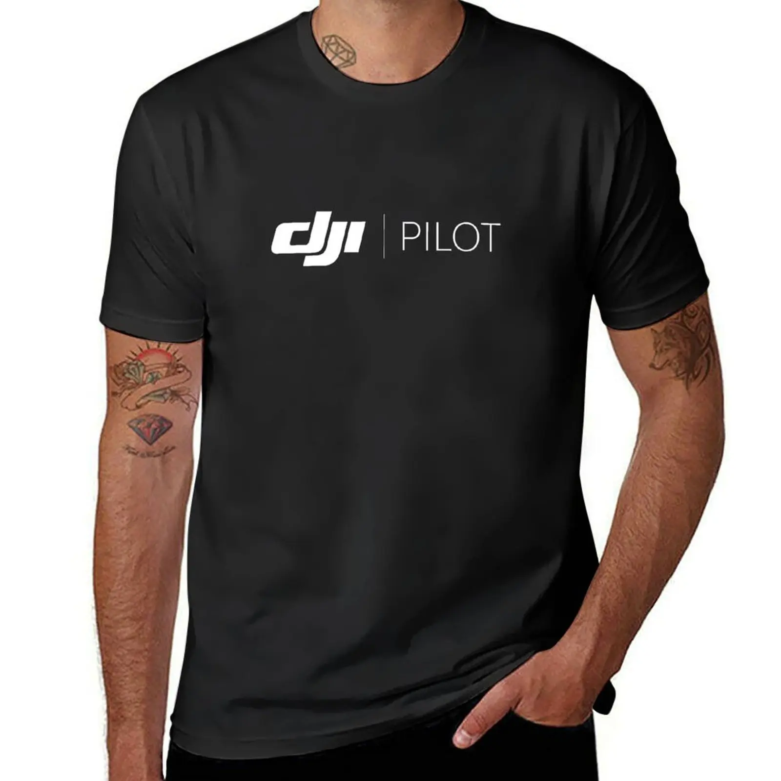 

DJI Pilot - C&A Others T-Shirt vintage korean fashion boys animal print mens workout shirts