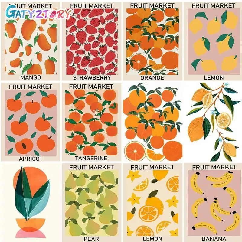 GATYZTORY DIY картины по номерам пейзаж наборы живописи по номерам фрукты ручная роспись Картины Искусство рисование на холсте домашний декор
GATYZTORY DIY картины по номерам пейзаж наборы живописи по номерам фрукты ручная роспись Картины Искусство рисование на холсте домашний декор