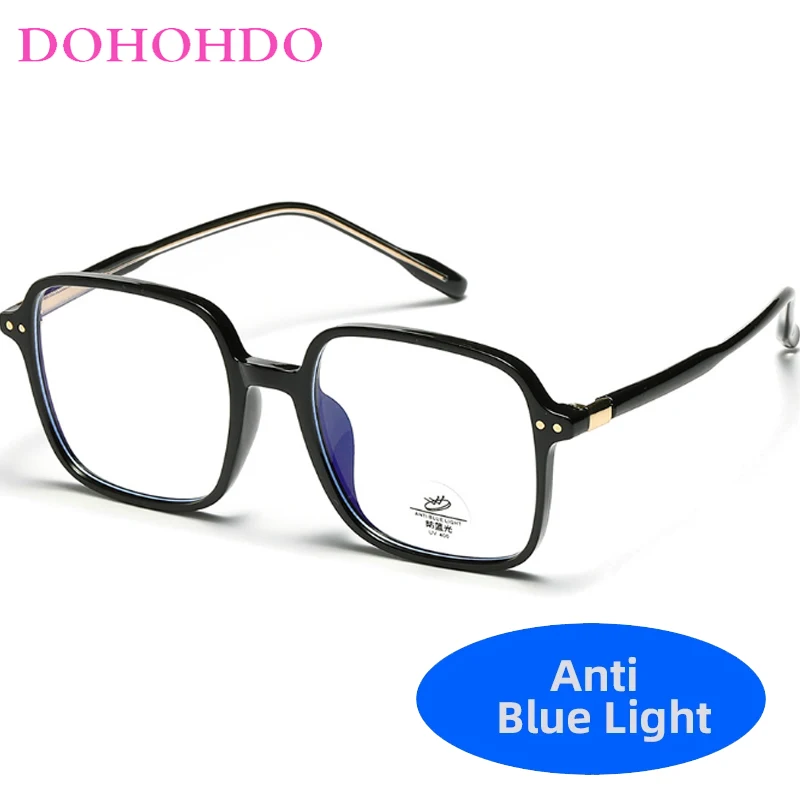 DOHOHDO Square New Men's Blue Light Proof Glasses Large Frame TR90 Ultralight Women Eyelasses Optical Spectacle Computer Eyewear
DOHOHDO Square New Men's Blue Light Proof Glasses Large Frame TR90 Ultralight Women Eyelasses Optical Spectacle Computer Eyewear