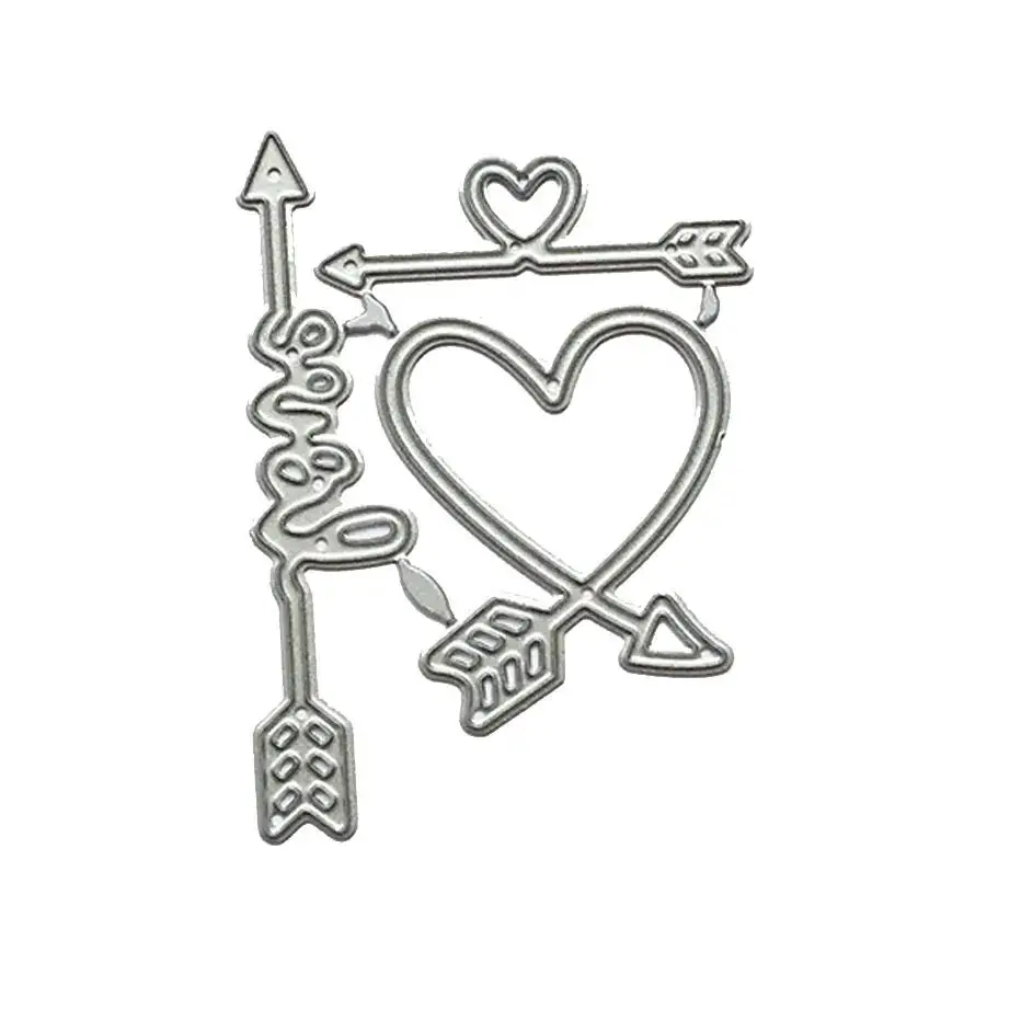 Arrow love heart Scrapbook Cutting Dies clearance hot sale DIY Paper gift Card Making metal craft
Arrow love heart Scrapbook Cutting Dies clearance hot sale DIY Paper gift Card Making metal craft