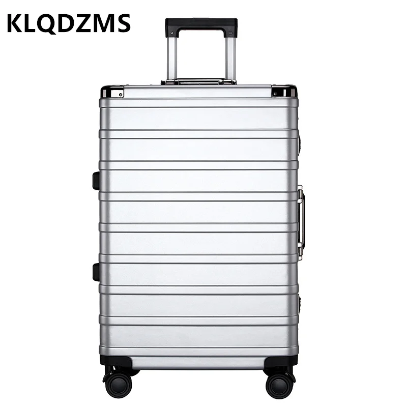 KLQDZMS High Quality Suitcase All Aluminum Magnesium Alloy Trolley Case 20 "24 Inch Boarding Box Men's Business Rolling Luggage
KLQDZMS High Quality Suitcase All Aluminum Magnesium Alloy Trolley Case 20 "24 Inch Boarding Box Men's Business Rolling Luggage