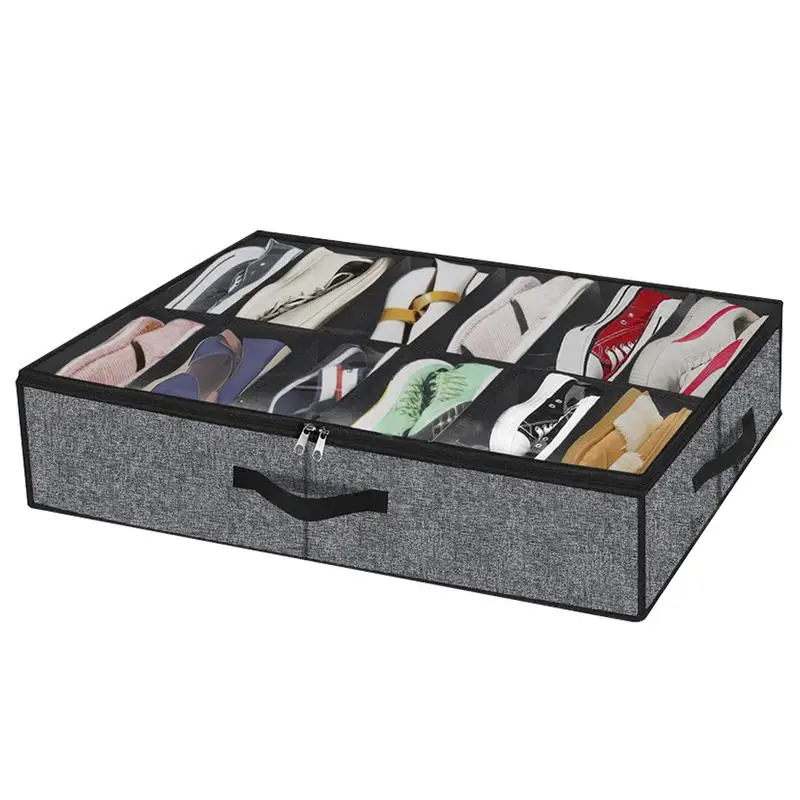 Under Bed Shoe Storage Organizer Bed Bottom Shoe Storage Box Transparent Packaging Storage Bag Foldable Non-Woven Shoes Storage
Under Bed Shoe Storage Organizer Bed Bottom Shoe Storage Box Transparent Packaging Storage Bag Foldable Non-Woven Shoes Storage
