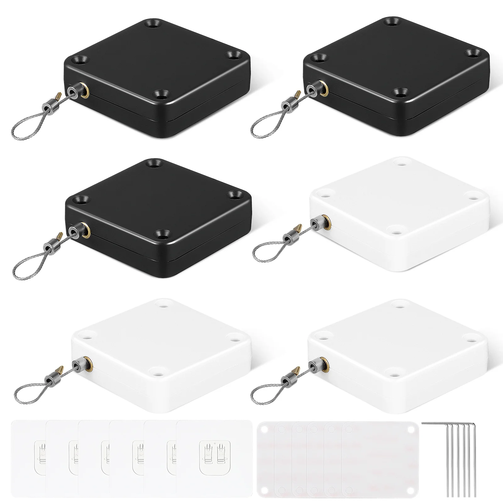 6 Sets of Automatic Screen Door Closers Punch-Free Door Closers Sliding Screen Auto Door Closers for Bathroom Bedroom Study Room 
6 Sets of Automatic Screen Door Closers Punch-Free Door Closers Sliding Screen Auto Door Closers for Bathroom Bedroom Study Room