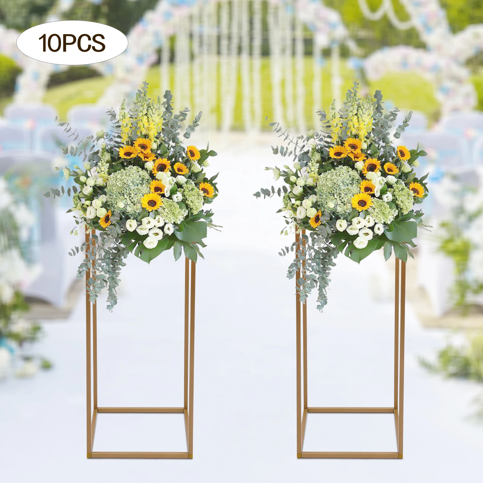 10Pcs Gold Frame Backdrop Stand Rectangular Metal Flower Rack For Wedding Birthday Party Backdrop Decor
10Pcs Gold Frame Backdrop Stand Rectangular Metal Flower Rack For Wedding Birthday Party Backdrop Decor
