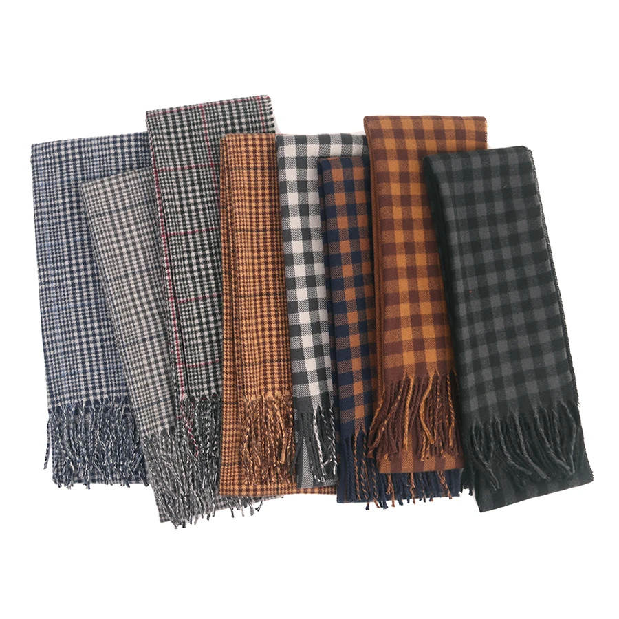 Tailor Smith Winter Scarf Tartan Plaid Check Tassel Neckerchief Men Autumn Outdoor Mufflers Unisex Warm Scarves
Tailor Smith Winter Scarf Tartan Plaid Check Tassel Neckerchief Men Autumn Outdoor Mufflers Unisex Warm Scarves